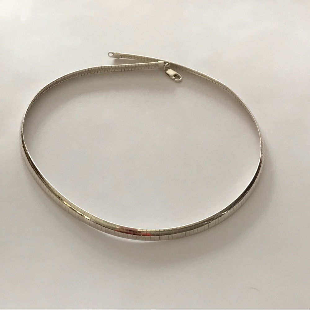 Sterling Silver Omega 18”